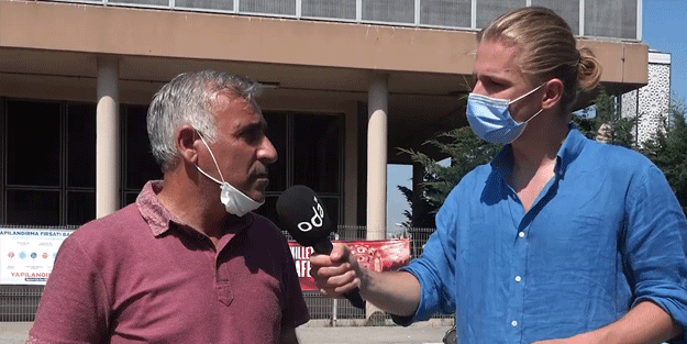 Vatandaşa mikrofon uzatan Oda TV neye uğradığını şaşırdı