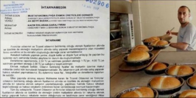 Vatandaşa ucuz ekmek satan fırıncıya şok!