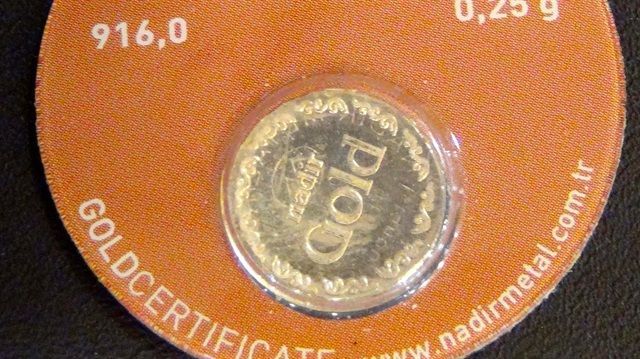 Vatandaşın gözdesi çeyrek gram