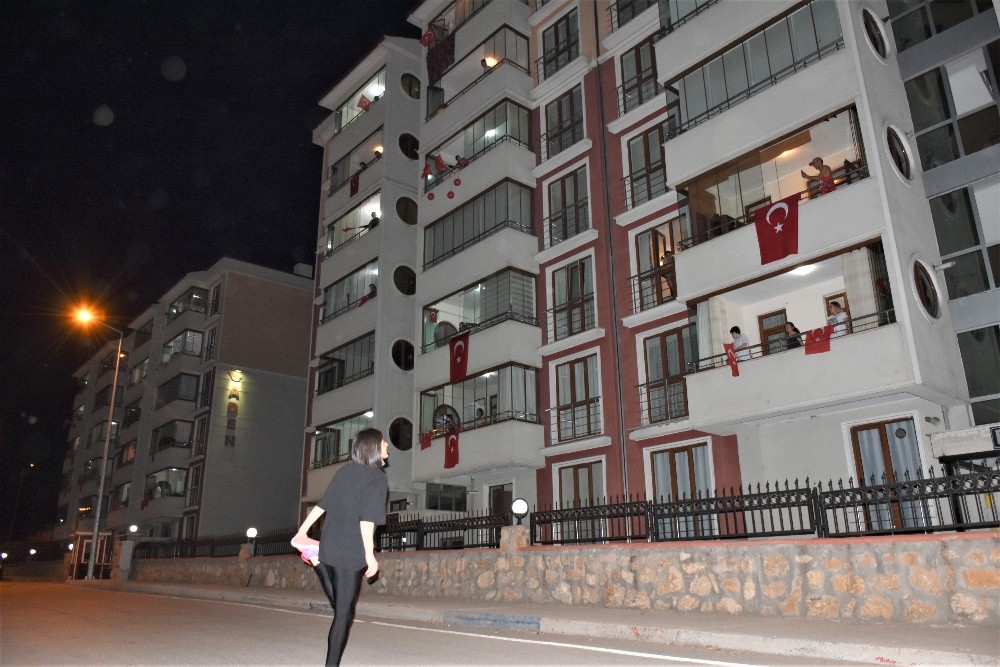 Vatandaşlar hem spor yaptı hem de doyasıya eğlendi 