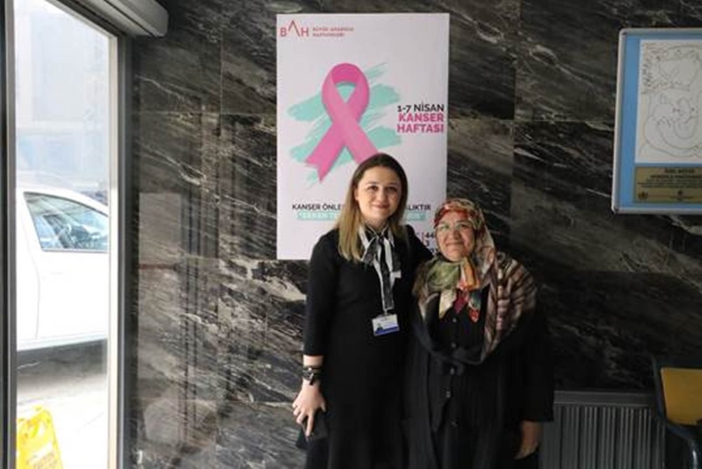 Vatandaşlar kanser konusunda bilgilendirildi 