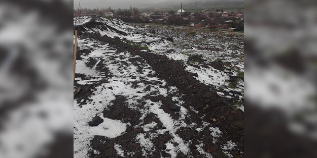Vatandaşlar neye uğradığını şaşırdı! Etraf beyaza büründü