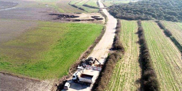 Vatandaşlar o görüntü için akın etti! Yol trafiğe kapatıldı