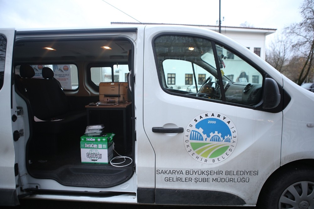 Vatandaşlar vergilerini kolay ödesin diye ilçelere tahsilat aracı gönderilecek 