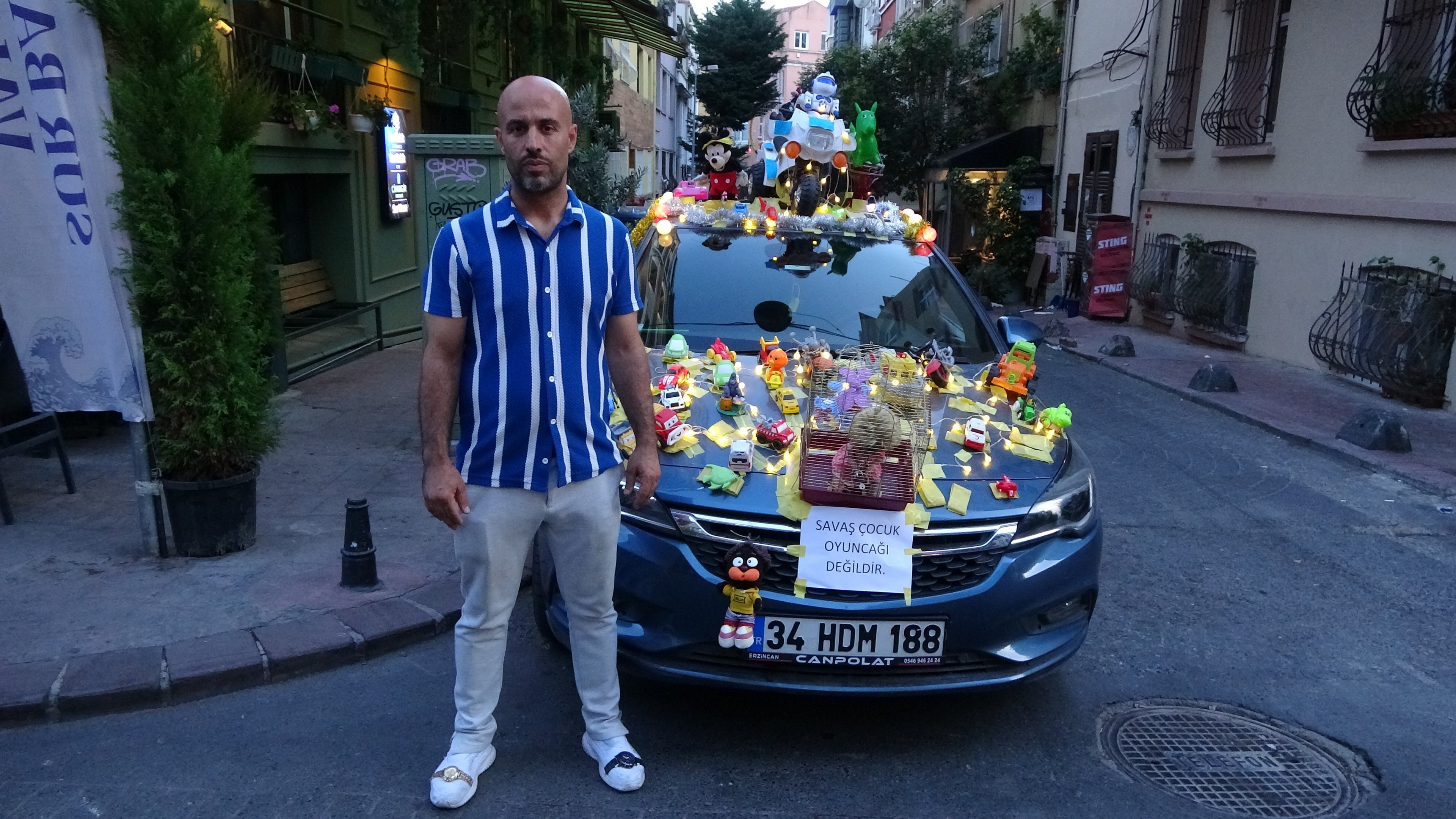 Vatandaşların ilgi odağı oldu! Farkındalık oluşturmak için bakın ne yaptı