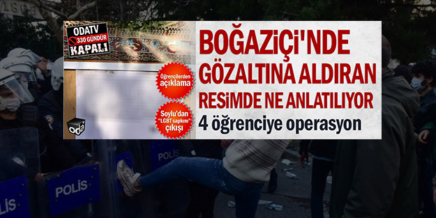 Vay canına sayın seyirciler! Boğaziçi’ni kendilerinden ibaret gibi gösteren bir avuç saldırgan öğrenci ne kadar akıllı imiş!