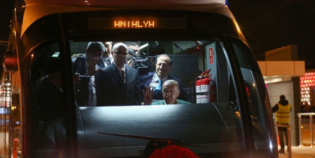 Ve açıldı... Test sürüşünü Başkan Erdoğan yaptı