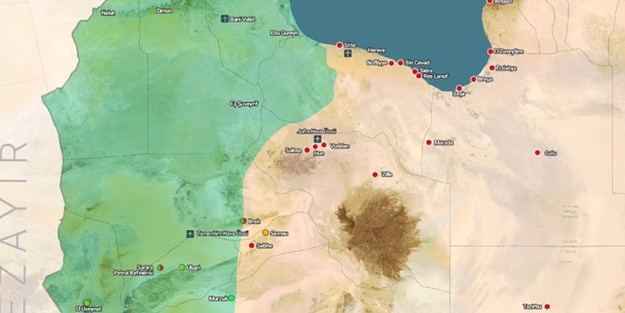 Ve Libya'da operasyon başladı: Sirte'ye ağır bombardıman! Bölgeden ilk görüntü