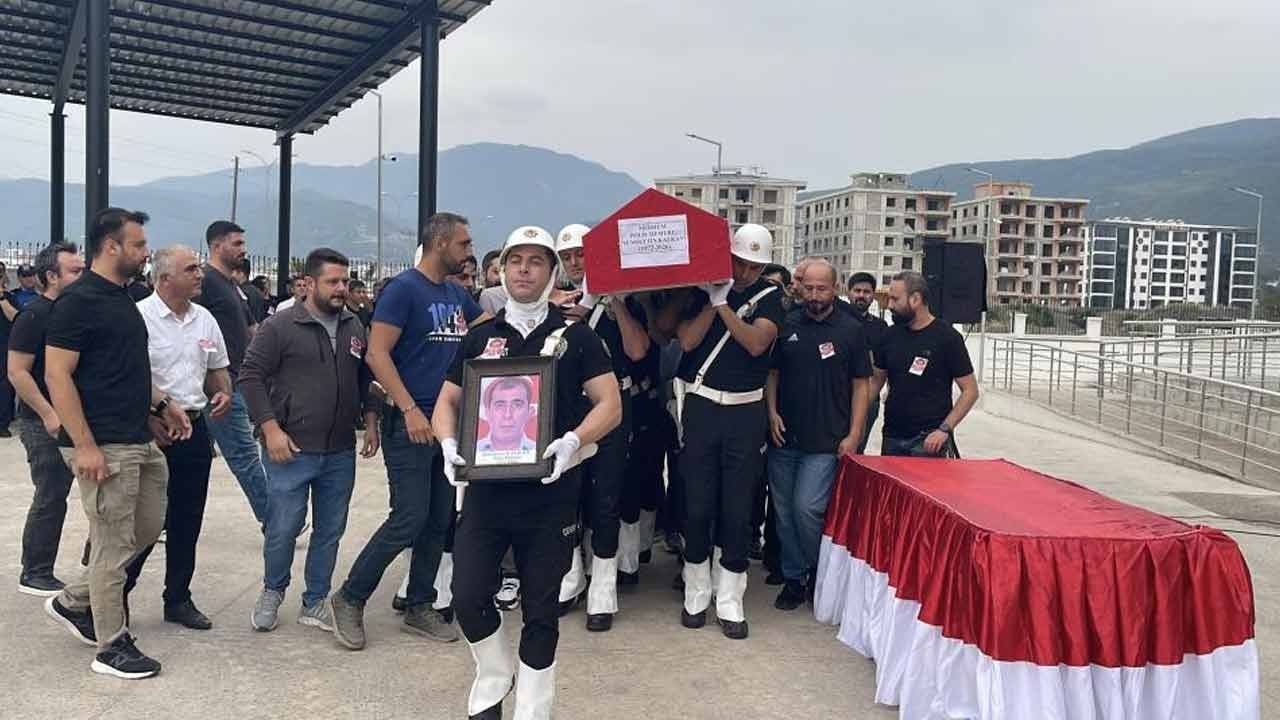 Vefat eden polis memuruna son görev