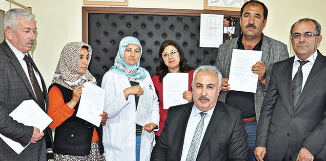 Velilerle başarı için sözleşme