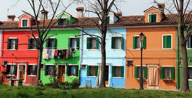 Venedik'in en renkli adası 'Burono'