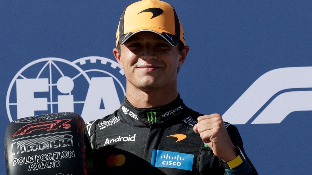 Verstappen üçüncü sırada kaldı! Madrid’de pole Lando Norris’in