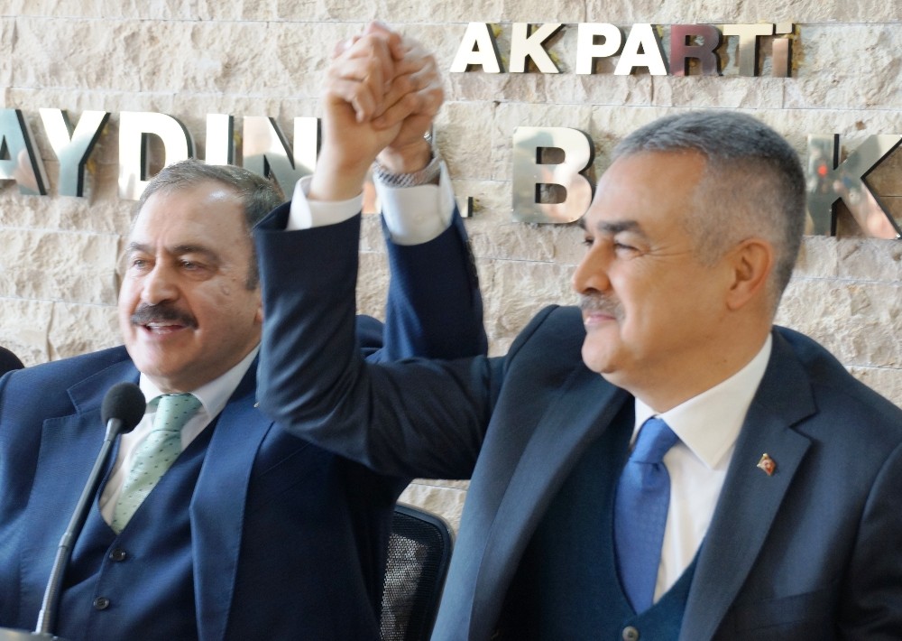 Veysel Eroğlu, Aydın Büyükşehir adayı Savaş’a destek verdi 