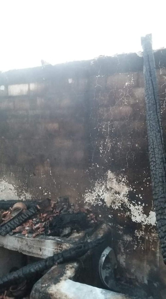 Vezirköprü’de 6 yayla evi ve 1 ahır kül oldu 