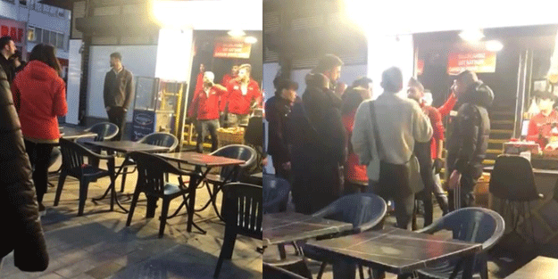 Vicdansızın annesi yaşındaki kadına yaptığına bakın! İstanbul'un göbeğinde vicdanları parçalayan görüntü