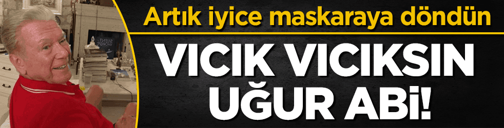 Vıcık vıcıksın Uğur Dündar! Artık iyice maskaraya döndün