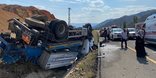 Vidanjör şarampole devrildi: 2 yaralı