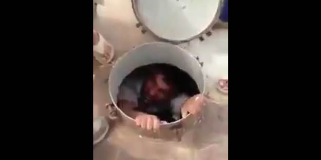 Vinçle adam kurtarma operasyonu