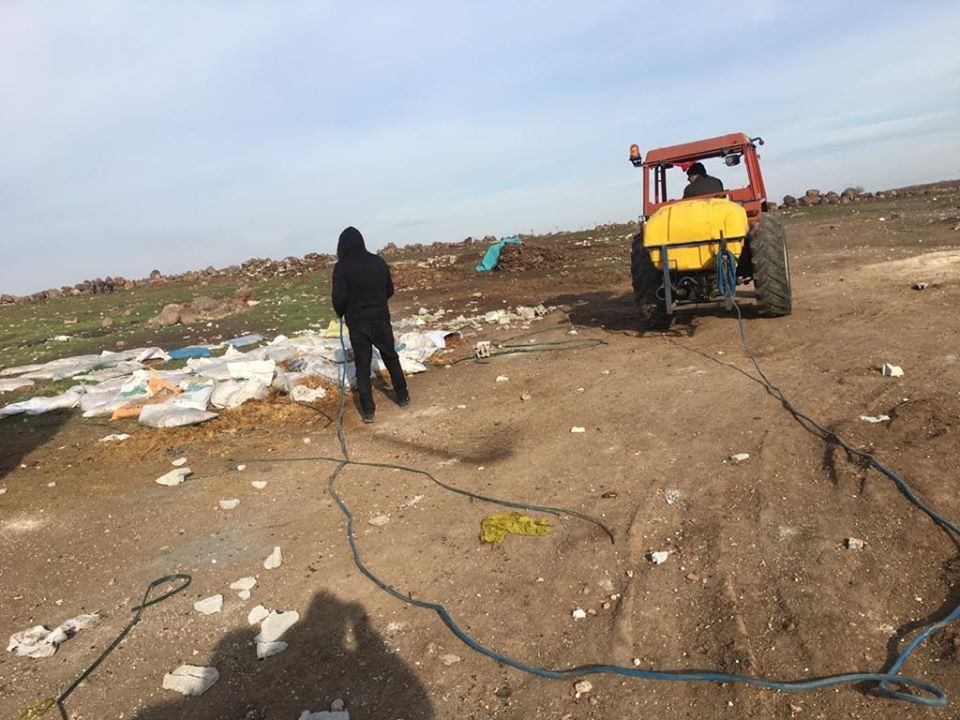 Viranşehir Belediyesi’nden ilaçlama çalışması 
