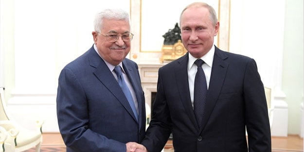 Vladimir Putin ve Mahmud Abbas Filistin meselesini görüştü