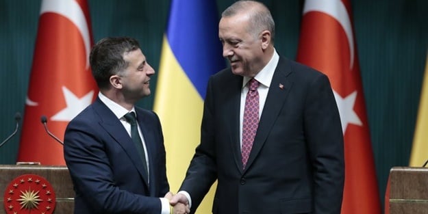 Vladimir Zelenskiy'nin paylaşımına Başkan Erdoğan'dan cevap