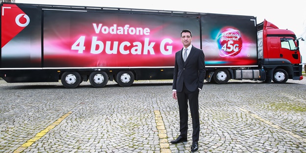 Vodafone 4.5G’yi ekonominin zirvesi’ne taşıdı