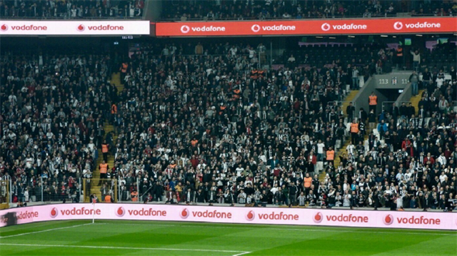 Vodafone Arena'da 'Aziz Yıldırım' tezahüratı