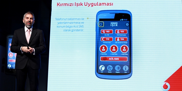 Vodafone kadına yönelik şiddete karşı kırmızı ışık yaktı