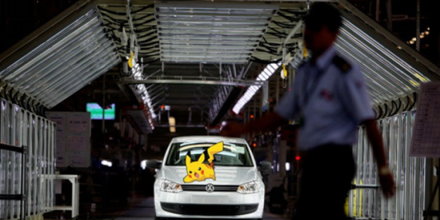 Volkswagen'dan Pokémon Go'ya yasak