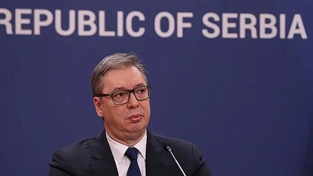 Vucic'den protesto açıklaması! Sert tepki: Ülkemiz büyük bir tehlike altında