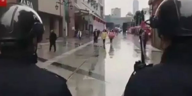 Vücut sıcaklığını ölçebilen polis kaskı yaptılar