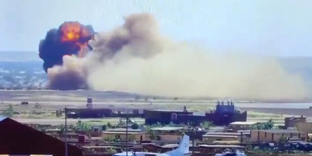 Wagner askerlerini taşıyan uçak alev almıştı! 140 kişinin öldüğü kaza anbean kamerada