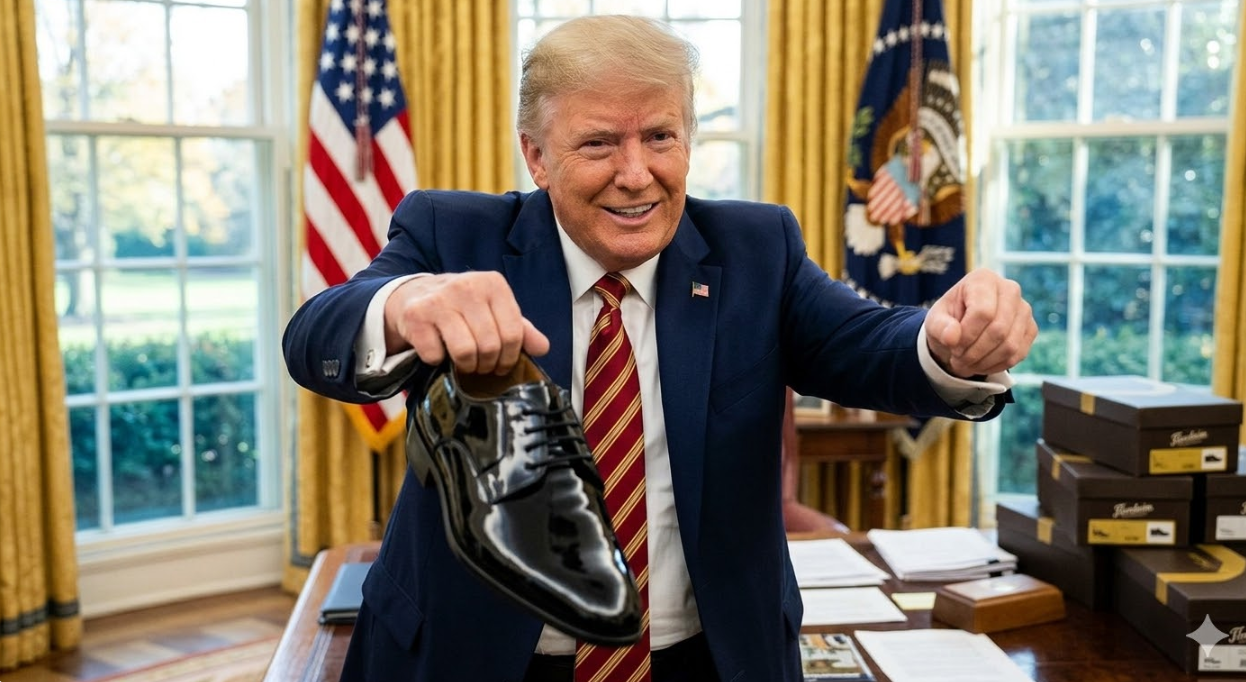 Washington’da "ayakkabı" diplomasisi: Trump’ın ilginç alışkanlığı deşifre oldu!