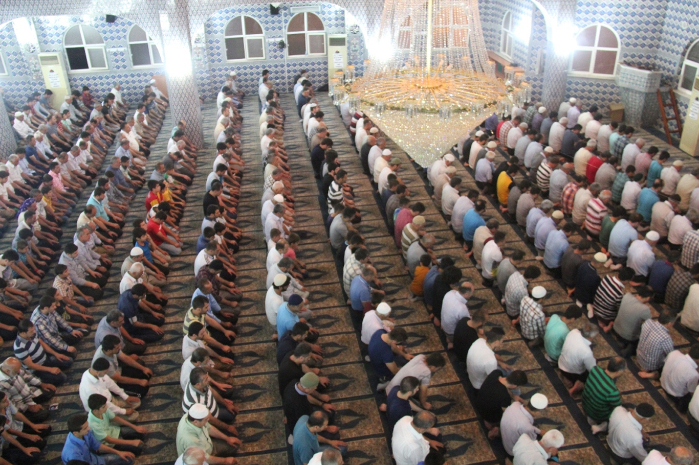 Washington'da ilk teravih namazına büyük ilgi!