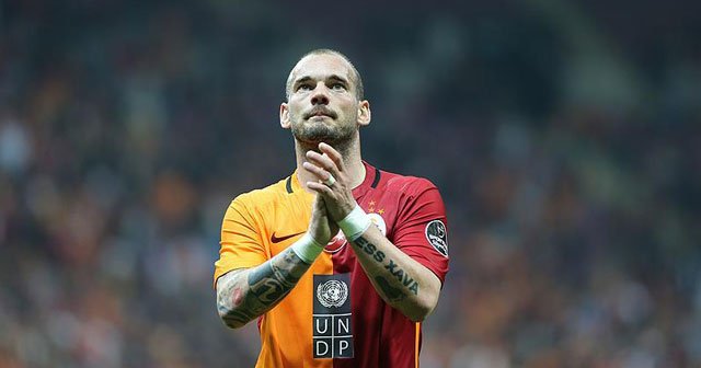 Wesley Sneijder'in 'dalya' heyecanı