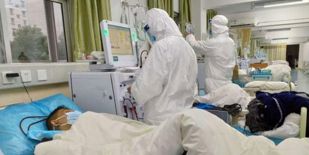 Wuhan sokaklarında korkutan manzara