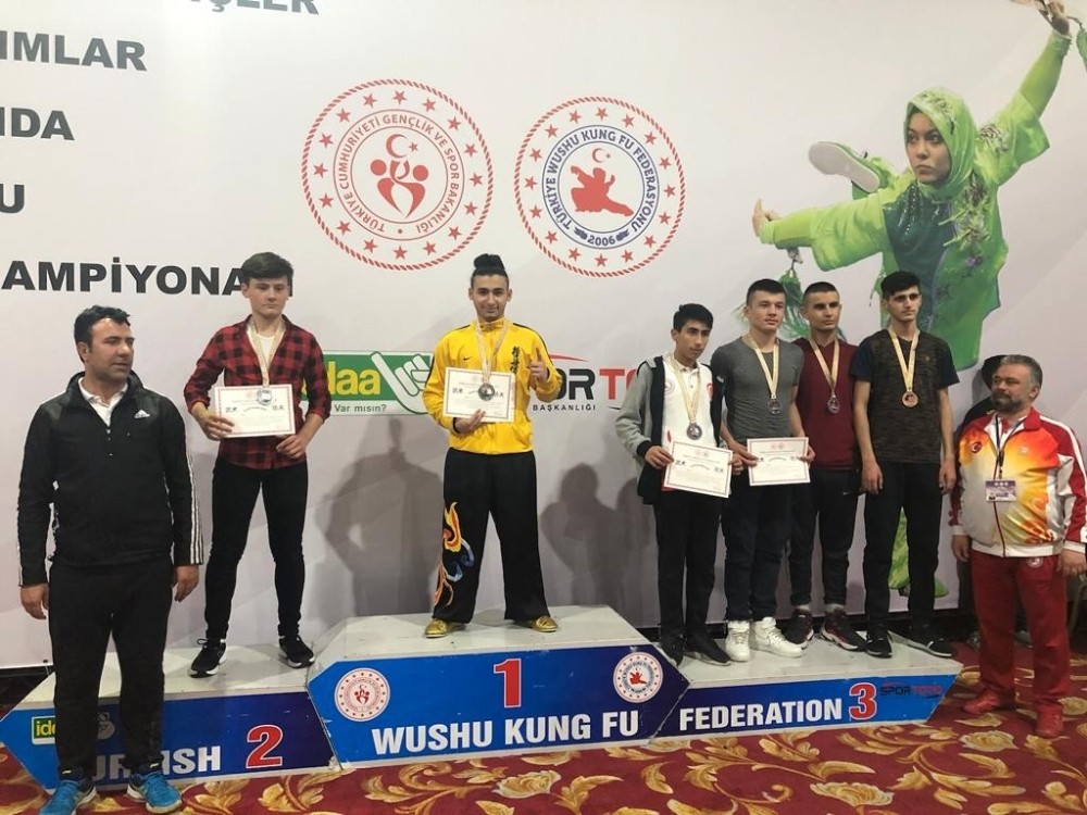 Wushu’da 6 madalya 