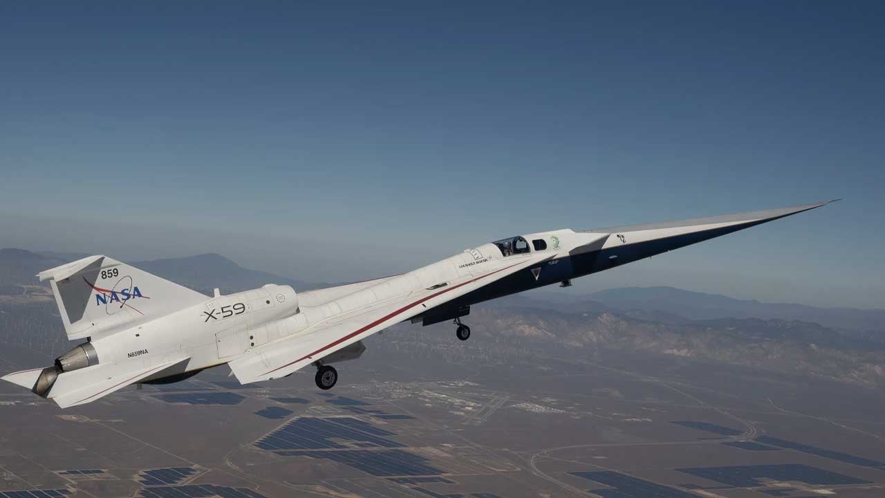X-59 sınırları zorluyor! 1.4 Mach hıza ulaştı
