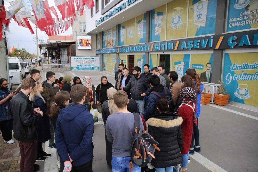 Yabancı öğrenciler Haliliye’nin hizmetlerine hayran kaldı 