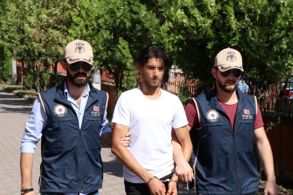 Yabancı uyruklu DEAŞ şüphelisi adliyede 