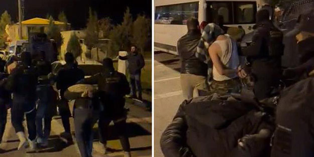 Yağma yapıp dönen 8 kişilik grup yakalandı