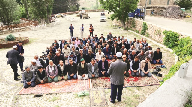 Yağmur duası sağanakla bitti