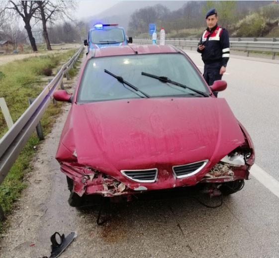 Yağmur kazaya yol açtı: 1 yaralı 