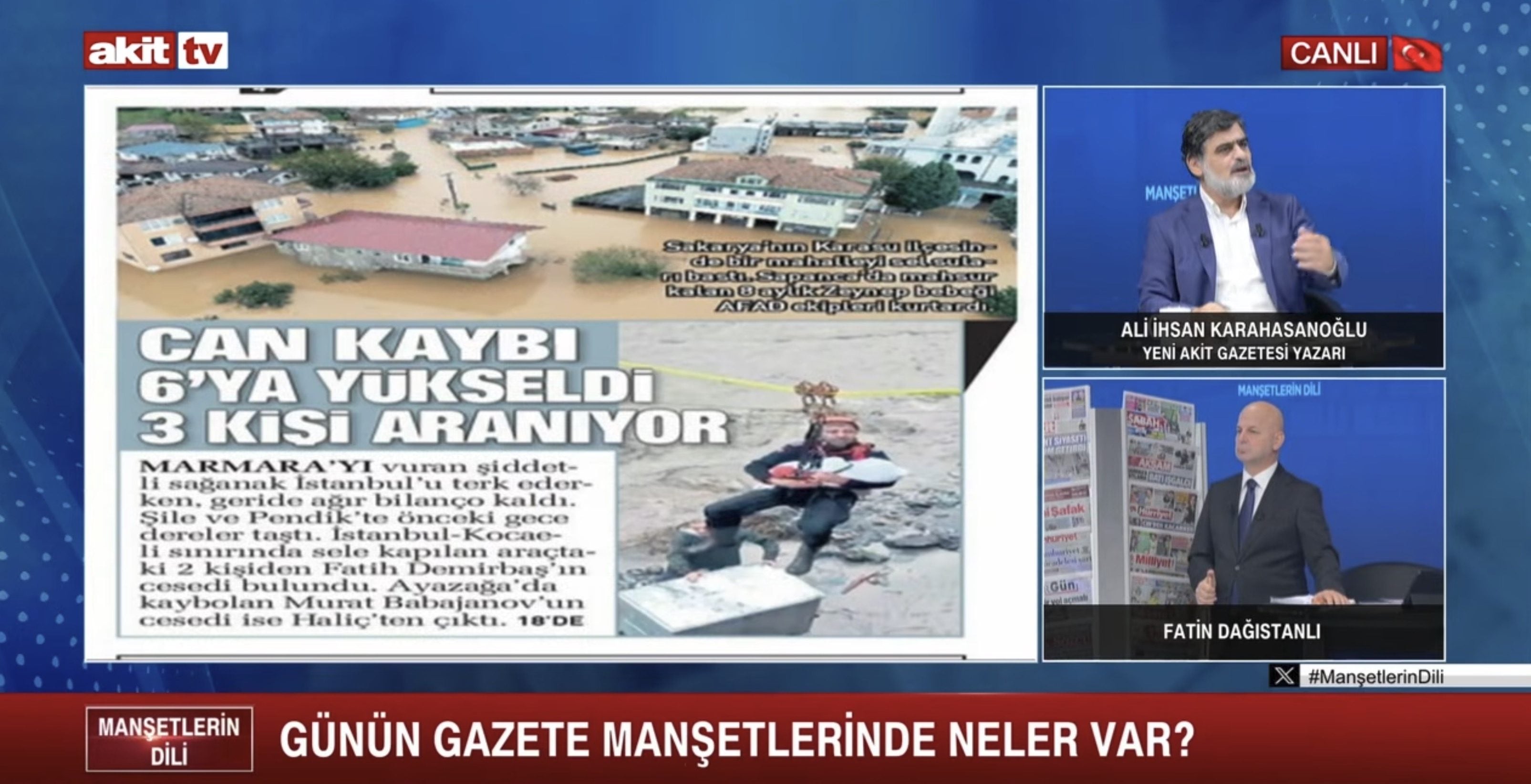 Yağmur sel oldu canlar gitti. Barajlar doldu mu?