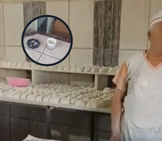 Yahşihan’da bir fırına anlık hijyen denetimi 