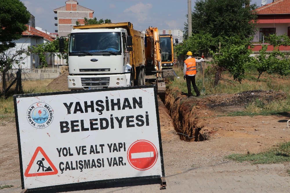 Yahşihan’ın alt yapısı baştan sona yenileniyor 