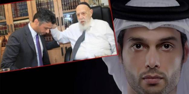 Yahudi din adamının önünde diz çöktü, terörist İsrail'e övgüler dizdi!