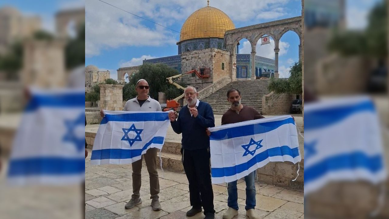 Yahudi siviller Mescid-i Aksa'da gövde gösterisi yaptı!