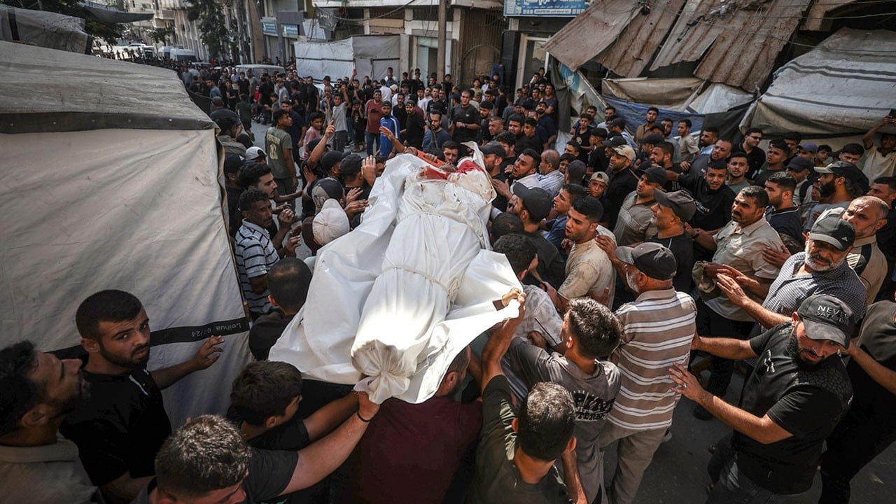 Yahudi teröristler ateşkese rağmen katletmeye devam ediyor! Gazze'de karakola İHA ile saldırı: 9 ölü