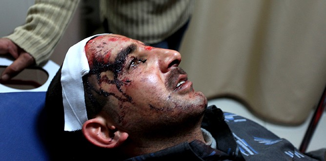 Yahudi yerleşimciler Filistinlilere saldırdı